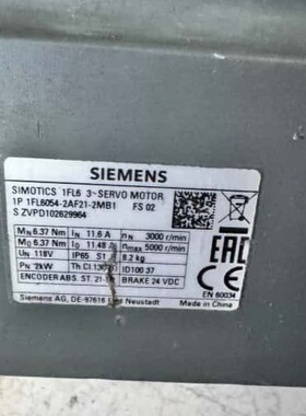 议价电机 1FL6054-2AF21-2MB1 2KW可维修