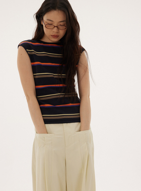 【杨笠同款】597c原创黑色吊带背心女内搭宽肩带遮副乳露背显瘦