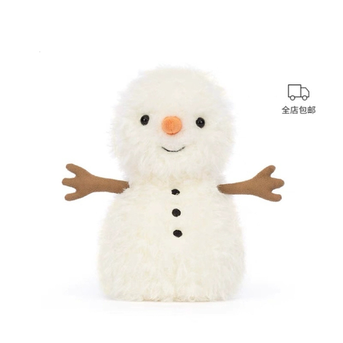英国jellycat小雪人毛绒玩具安抚玩偶公仔娃娃礼物2025圣诞新品