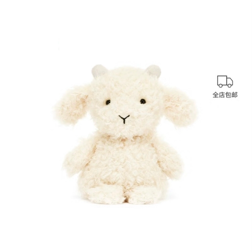 英国jellycat卷毛小山羊毛绒玩具小羊玩偶安抚玩具开学生日礼物