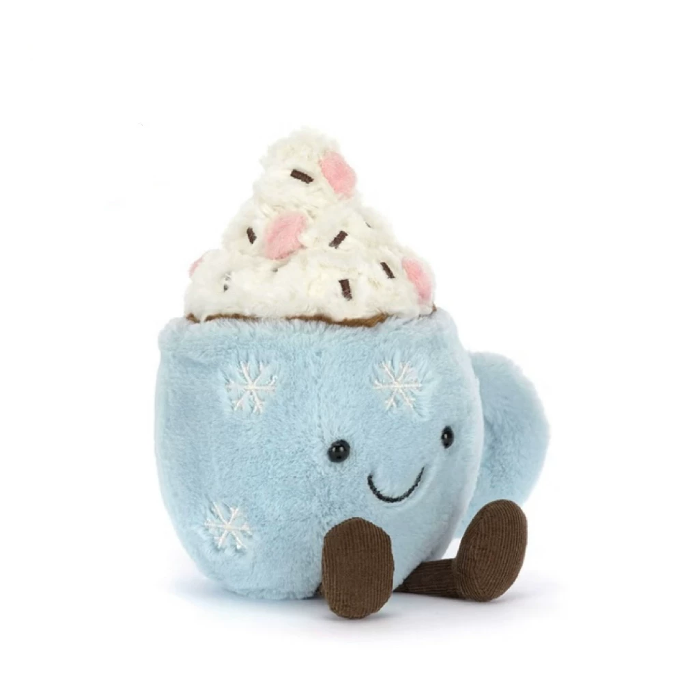 英国jellycat趣味棉花糖热巧克力毛绒玩具娃娃礼物2025圣诞新品