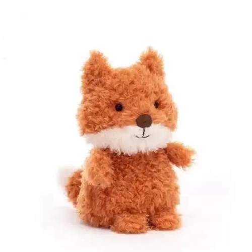 英国Jellycat卷毛狐狸萌宠短腿毛绒安抚玩偶可爱圣诞礼物开学礼物