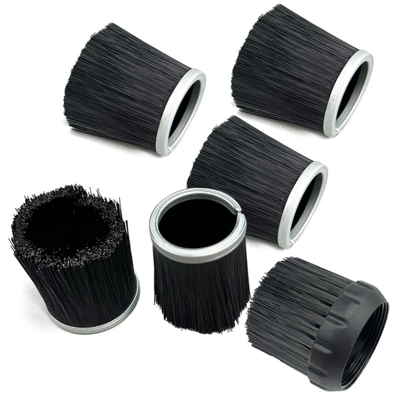 龙卷风毛刷头清洗枪吹尘枪配件新格鸿向北斗星喇叭口刷子汽车美容