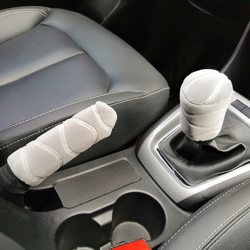 汽车手刹套档把套冬季毛绒档位套档杆套手动挡自动挡挂档套排挡套
