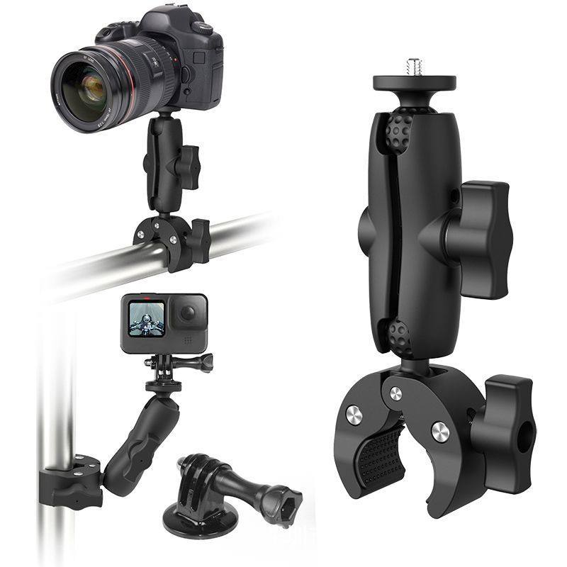 适用Insta360/gopro运动相机支架自行车摩托车固定骑行手机支架图片