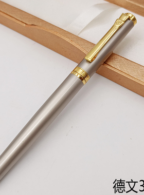 德文3002钢笔18KGP金属杆书写顺滑流畅铱金笔学生练字办公日用