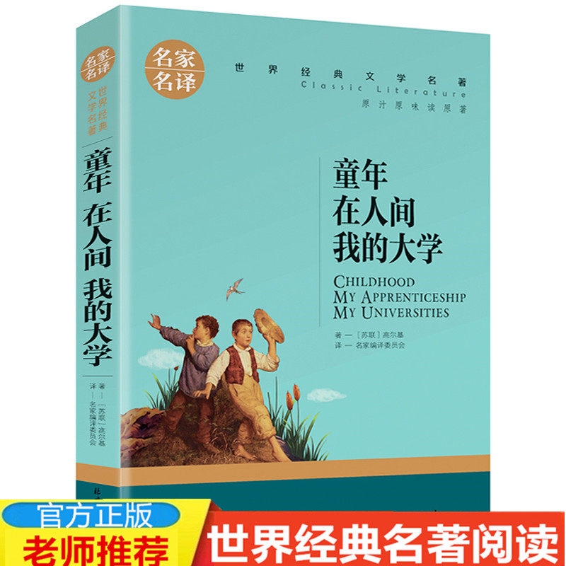 【4本19元】正版 童年 在人间 我的大学 高尔基经典世界文学名著 名家名译完整版全译本 青少年语文阅读书籍属于什么档次？