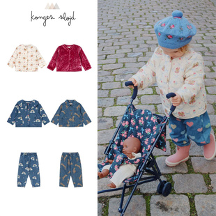 薄夹棉夹克7 婴儿宝宝男女小童牛仔外套长裤 Konges Slojd25秋冬款