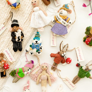 手工毛毡卡通小狗手机挂饰包包挂件玩偶玩具 good新款 英国felt