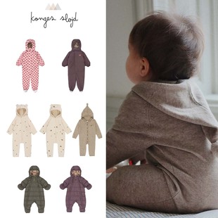 Konges 婴儿小宝宝男女童保暖连体滑雪棉服外出服7 Slojd25秋冬款