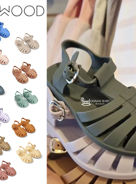 Liewood婴儿宝宝男女儿童沙滩鞋夏季凉鞋橡胶底鞋子防滑玩水鞋4Z