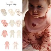 konges 连体衣5Z 包屁衣短袖 slojd25春夏新款 婴儿宝宝男女小童长袖