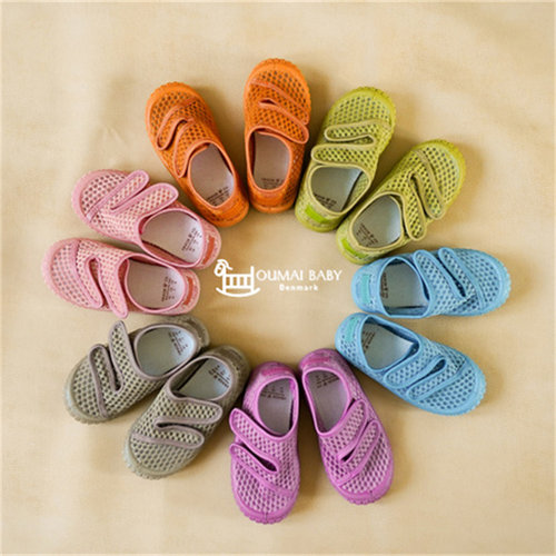 oumai现货grech co魔术贴婴儿宝宝男女小童夏季沙滩网鞋玩水凉鞋