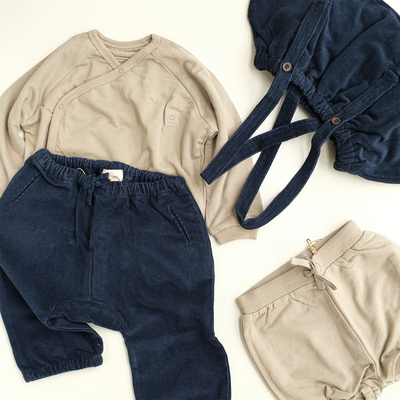 Copenhagen colors秋冬婴儿男女宝宝包屁衣哈衣短裤长袖卫衣T恤3Z