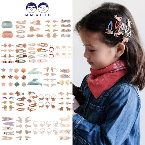 儿童宝宝卡通发夹发圈抓夹头绳