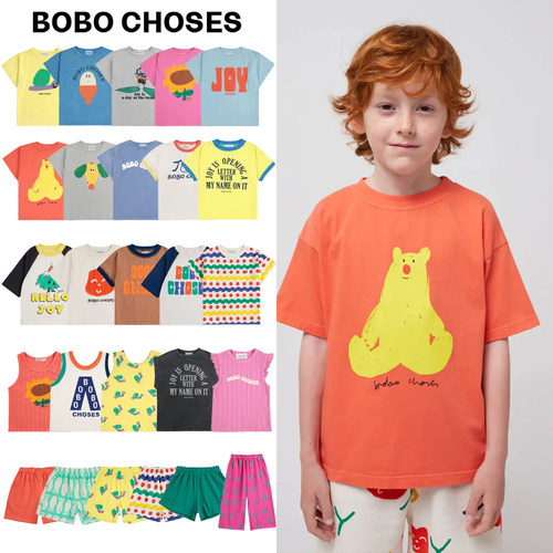 西班牙中小儿童短袖T恤短裤长裤