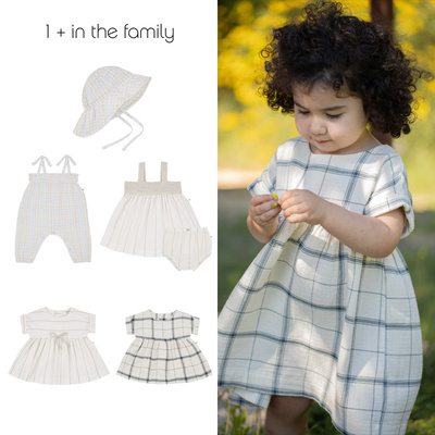 西班牙婴儿女童遮阳帽连体衣裙子