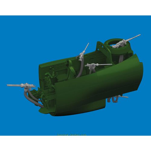 Do217K轰炸机1/48模型机枪配ICM