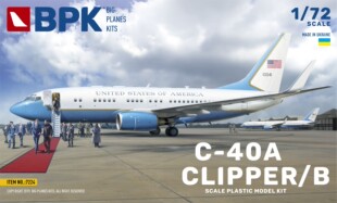 BPK7224美国波音C-40A CLIPPER/B VIP要员专机1/72拼装模型现货