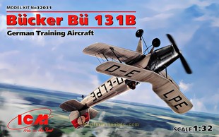 ICM32031二战德国比克尔Bu 飞机模型 131B初级教练机1 32塑料拼装