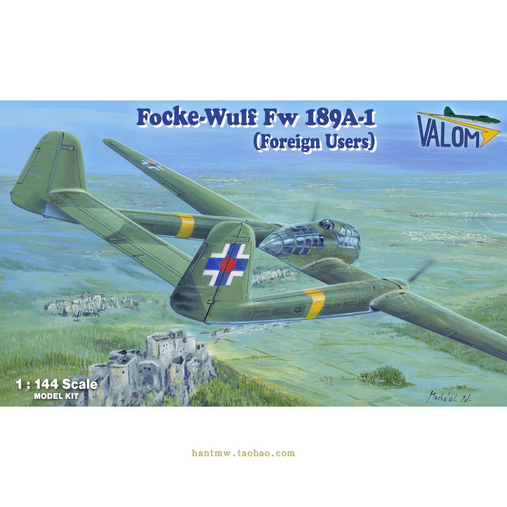 Fw189A1战斗机1/144塑料拼装模型