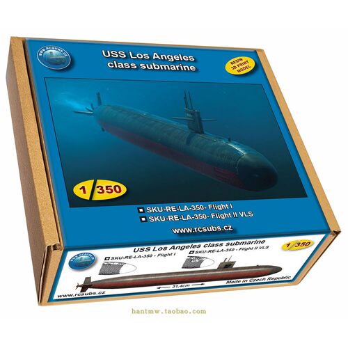 洛杉矶级VLS核潜艇1/350装模型