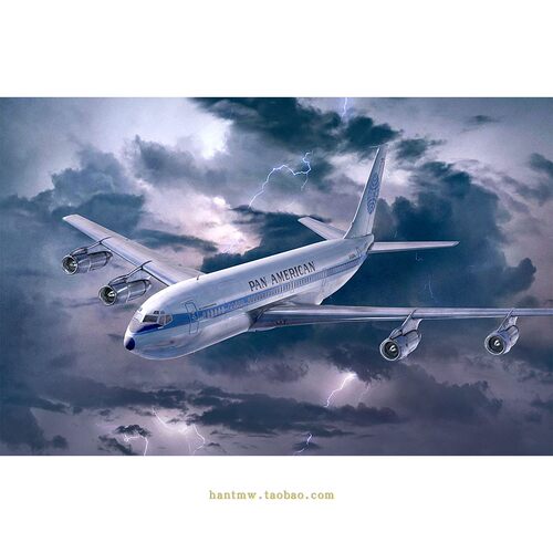 波音707-321客机1/144拼装模型