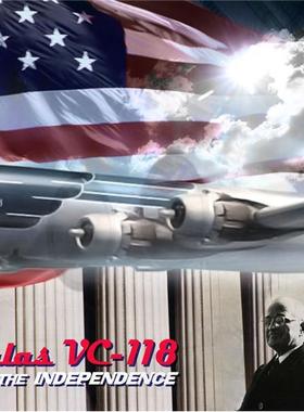 RN307道格拉斯VC-118美国政府要员专机1/144塑料拼装飞机模型套件