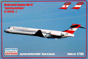EE144110-01 MD 87/MD-87 Австрия авиация компания Пассажирская плоскость 1/144 собранный модель