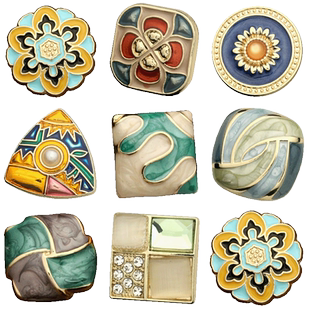 复古风衣服扣子女毛衣开衫纽扣外套风衣装饰扣西装扣金属小香时尚