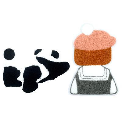 儿童衣服补丁贴大号可爱卡通布贴毛线衣服破洞修补贴布装饰贴花