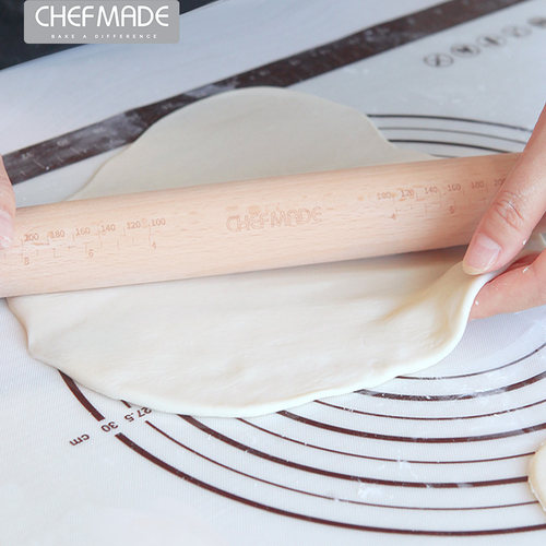 chefmade46cm擀面杖实木