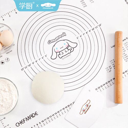 学厨硅胶垫揉面垫玉桂狗烘焙硅胶垫面团揉面垫厨房烘焙工具