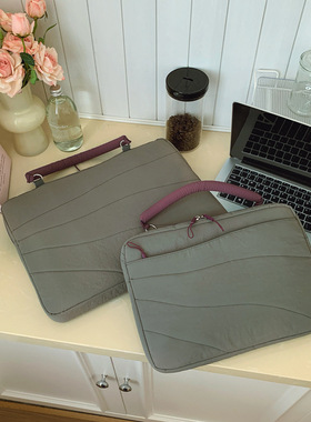 2026新款笔记本云朵手提电脑包女14寸适用苹果MacBook Pro/Air15寸M5联想15.6英寸M4内胆包保护套16寸
