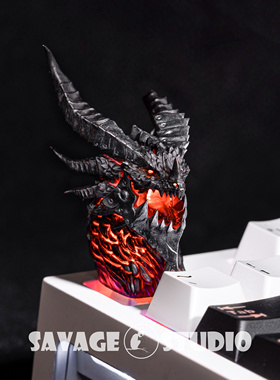 魔兽世界周边键帽巫妖王死亡之翼联盟部落个性键帽立体透光