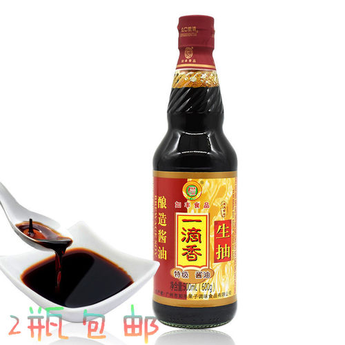 增城特产如丰一滴香特级生抽