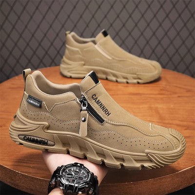 福建晋江帕拉鞋官方旗舰店2025新款运动休闲鞋秋季男士轻便工装鞋