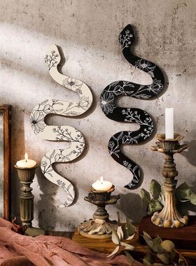 可爱木蛇家居房间墙面装饰