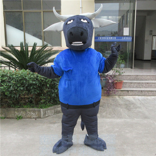 定制动漫城公牛cosplay表演动物牛局长道具演出巡演卡通人偶布偶