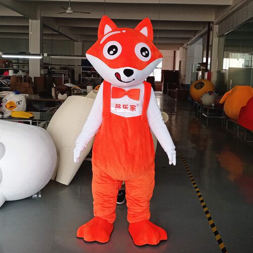 定制动漫企业吉祥物品乐家狐狸卡通人偶布偶巡演出装扮道具衣服装