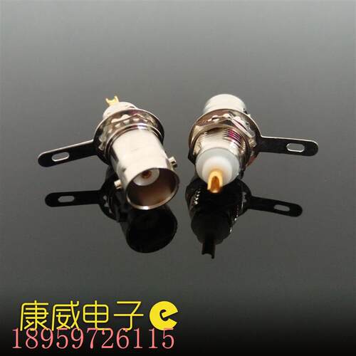 议价全铜BNC-50ky Q9-50ky 焊接PCB面板母座 50欧母 同轴射频连接