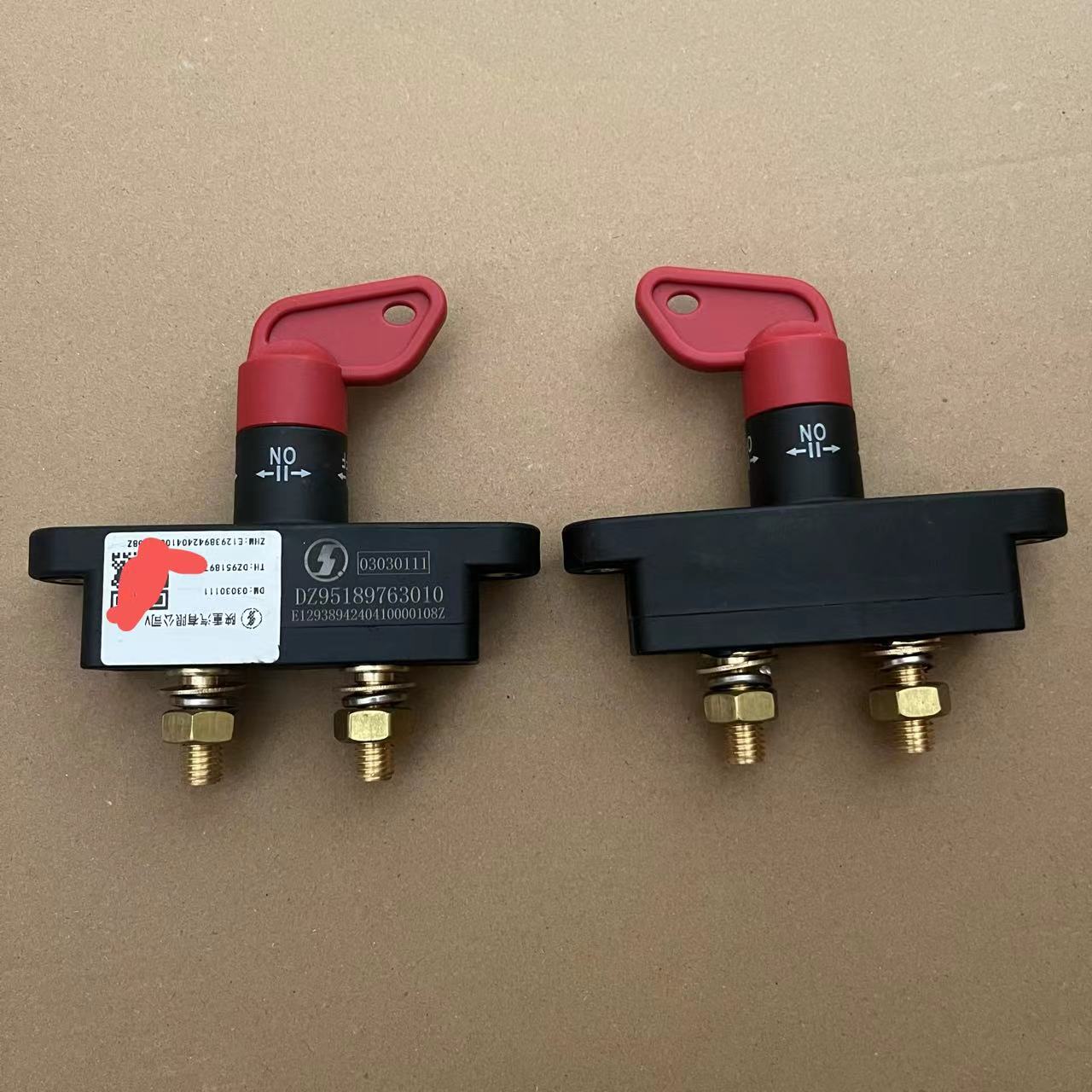 适配于德龙X3000新m3000解放j6j7电瓶电源开关原厂配件纯铜电闸