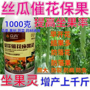 丝瓜保花保果药催花授粉坐果灵果树防落素瓜果蔬菜增产专用叶面肥