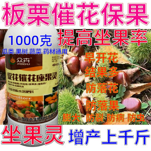 板栗保花保果药催花授粉坐果灵果树防落素瓜果蔬菜增产专用叶面肥