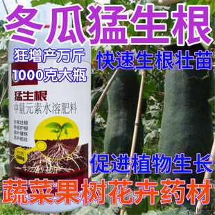 冬瓜猛生根生根壮苗剂果树蔬菜叶面肥狂生根生根液水溶肥料生根粉