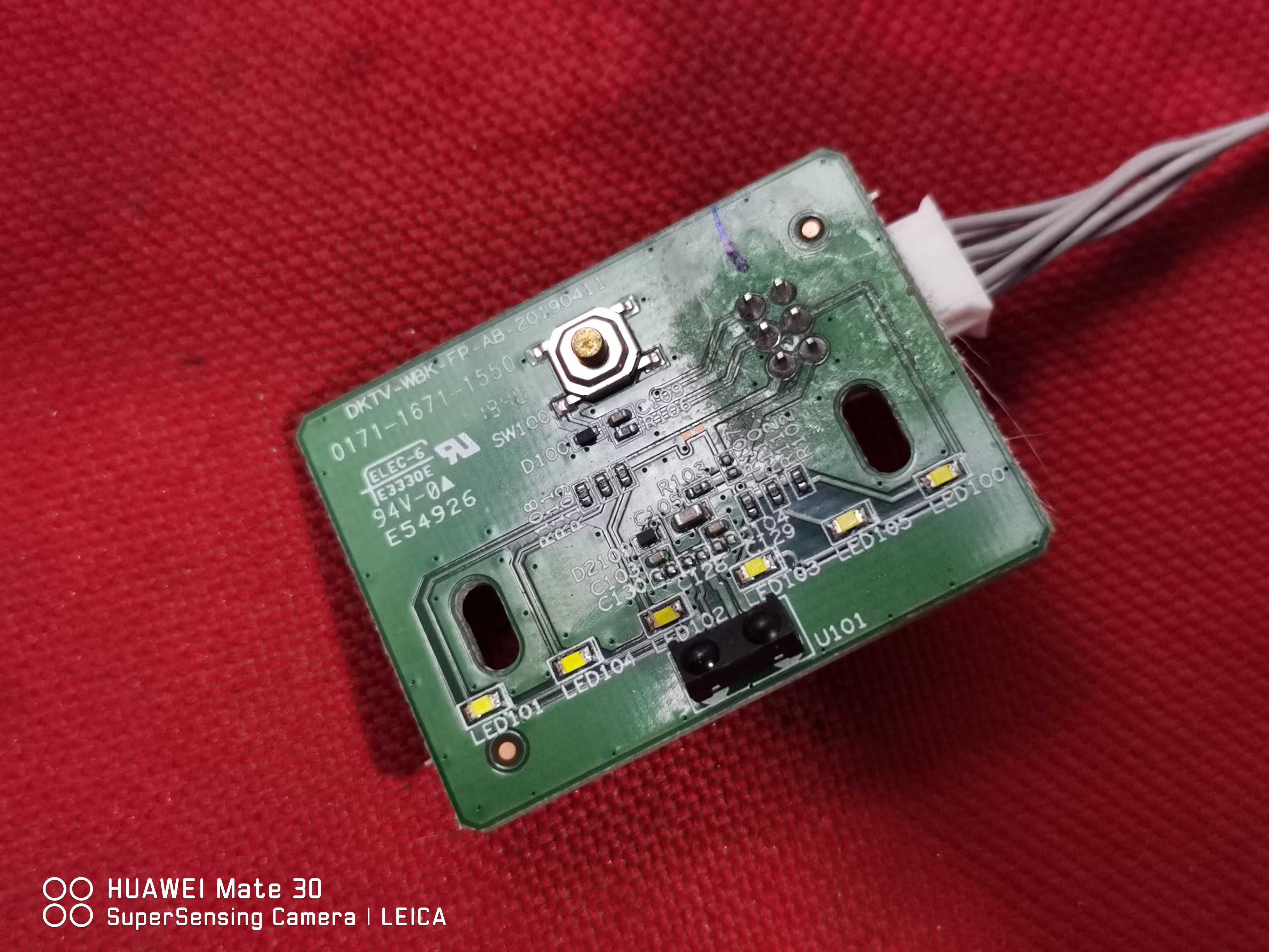 小米L65M5-ES遥控接收板DKTV-WBK-FP-AB-20190411 0171-1671-1550