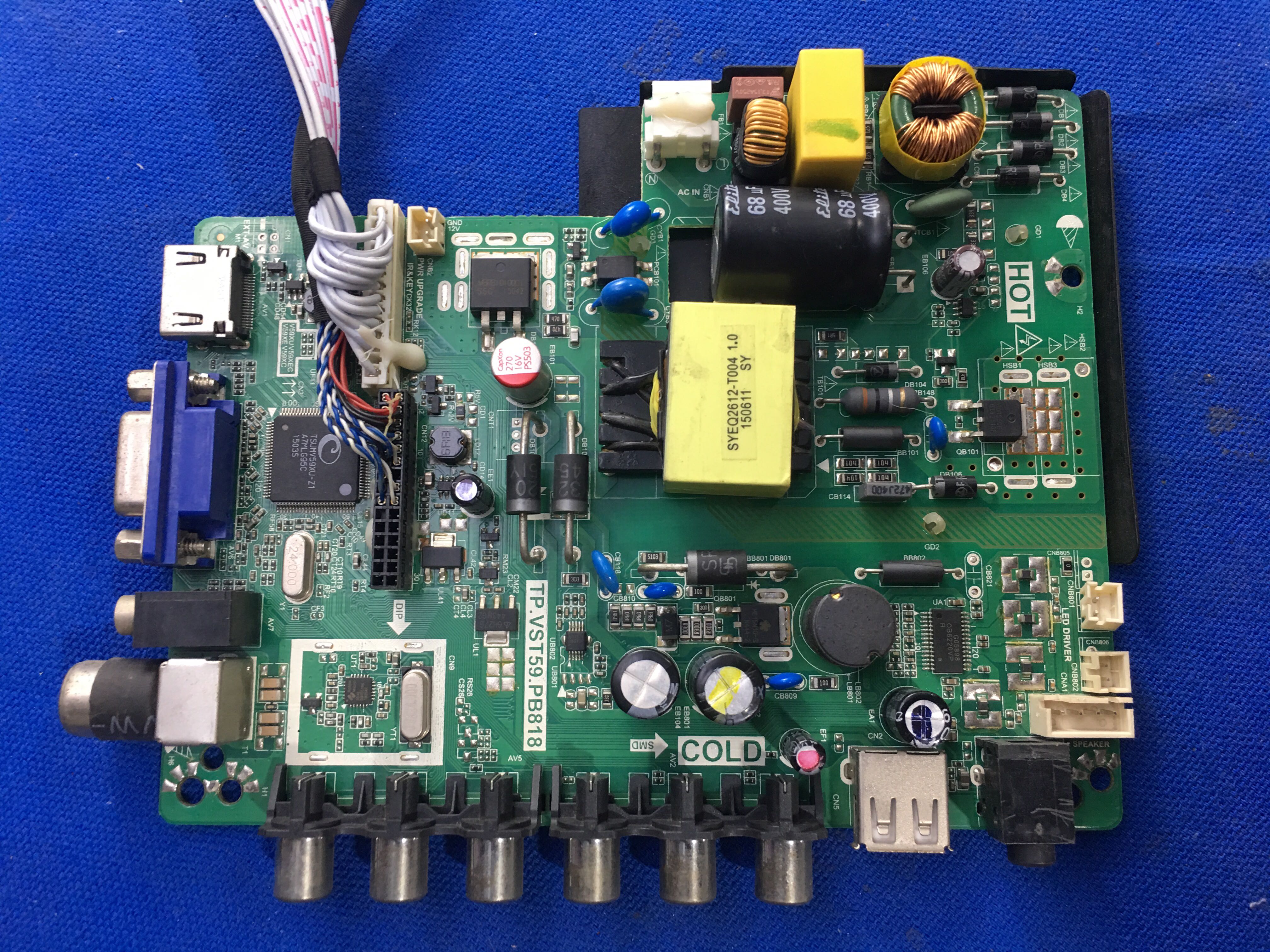 原装夏浦L3210 电视主板TP.VST59.PB818配HV320WX2-267
