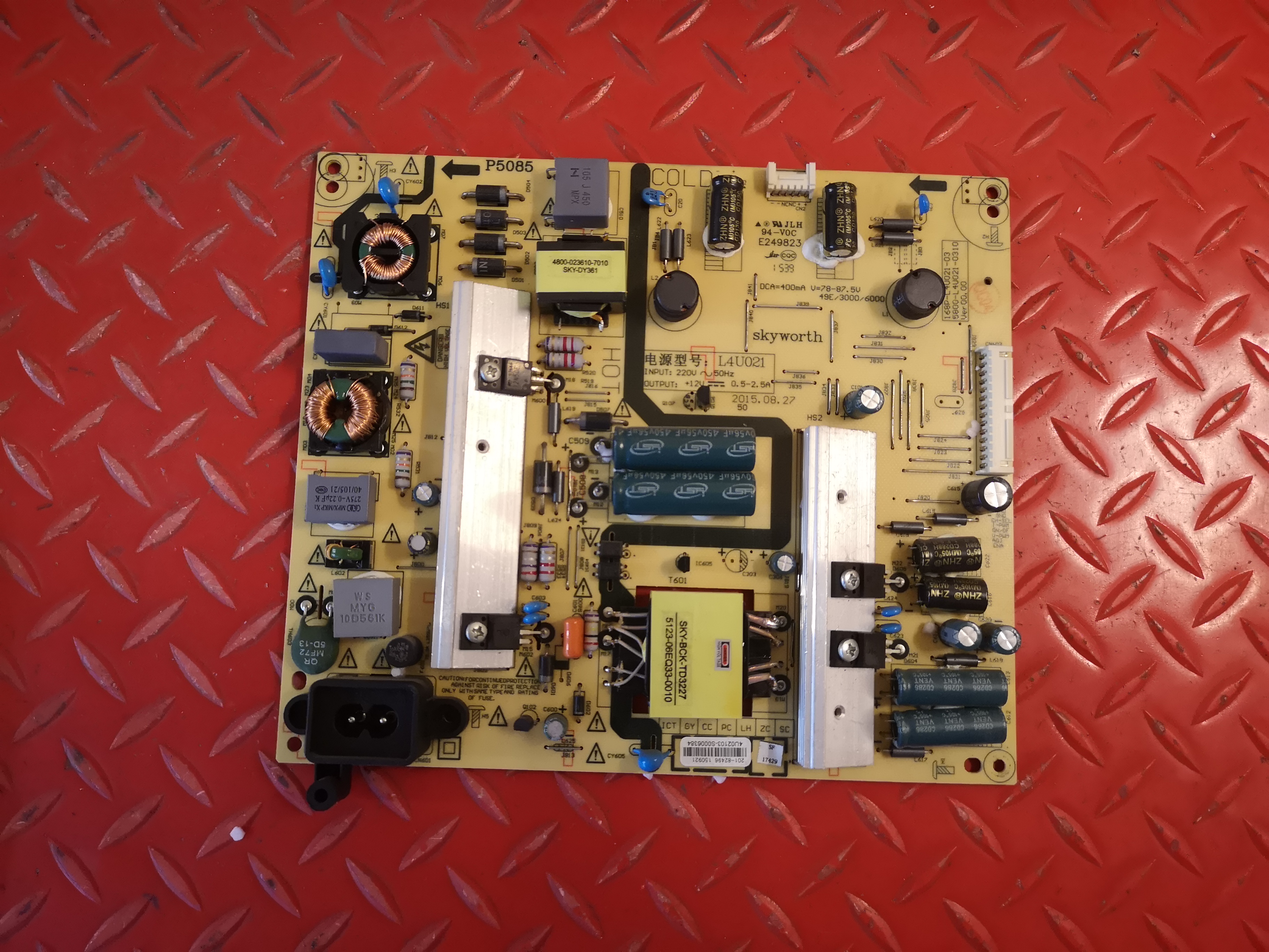 原装创维49E6000电源板168P-L4U021-03 5800-L4U021-0310