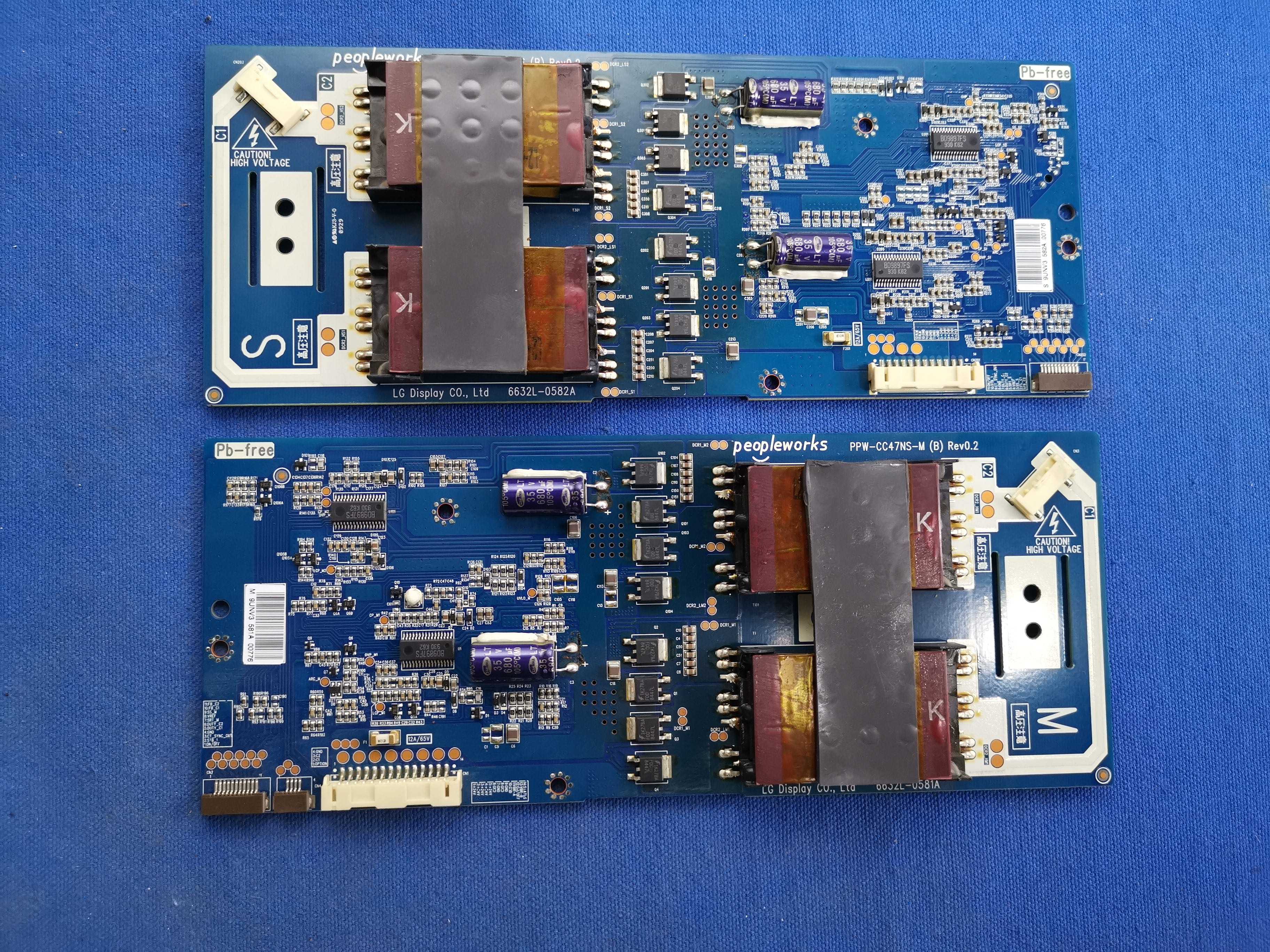创维47L03RF背光板 高压板6632L-0581A 6632L-0582A 配屏LC470WUD