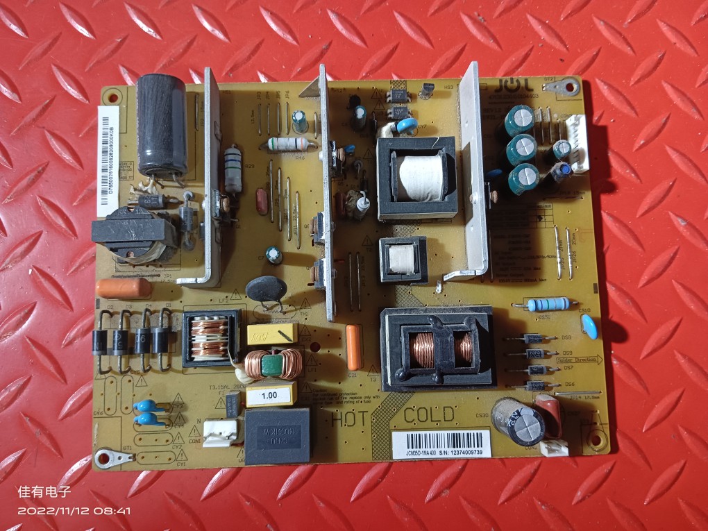 原装长虹LED39B2000C电源板 JCM35D-1MA 400 47131.230.0.0104403